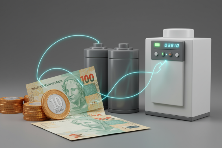 Baterias são eficazes na redução dos custos com energia elétrica